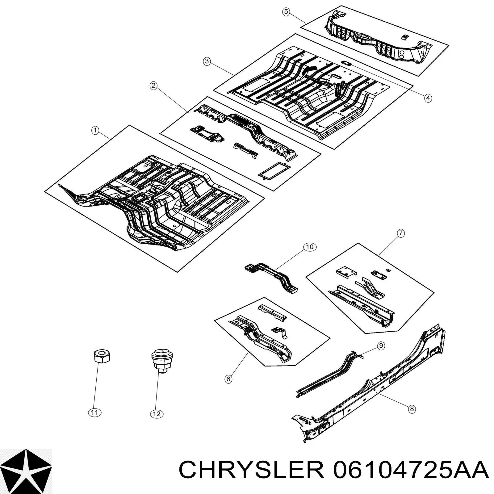 06104725AA Chrysler 