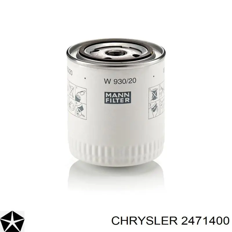 2471400 Chrysler filtro de aceite