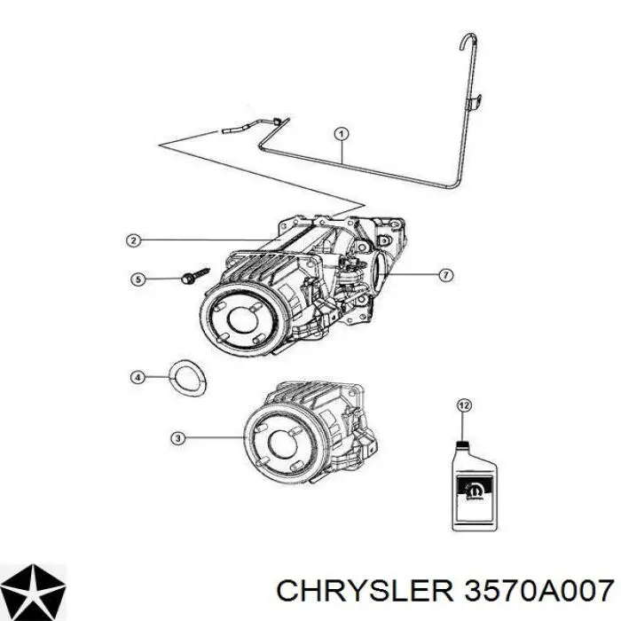  Acoplamiento Diferencial Central Burbuja para Mitsubishi ASX GA