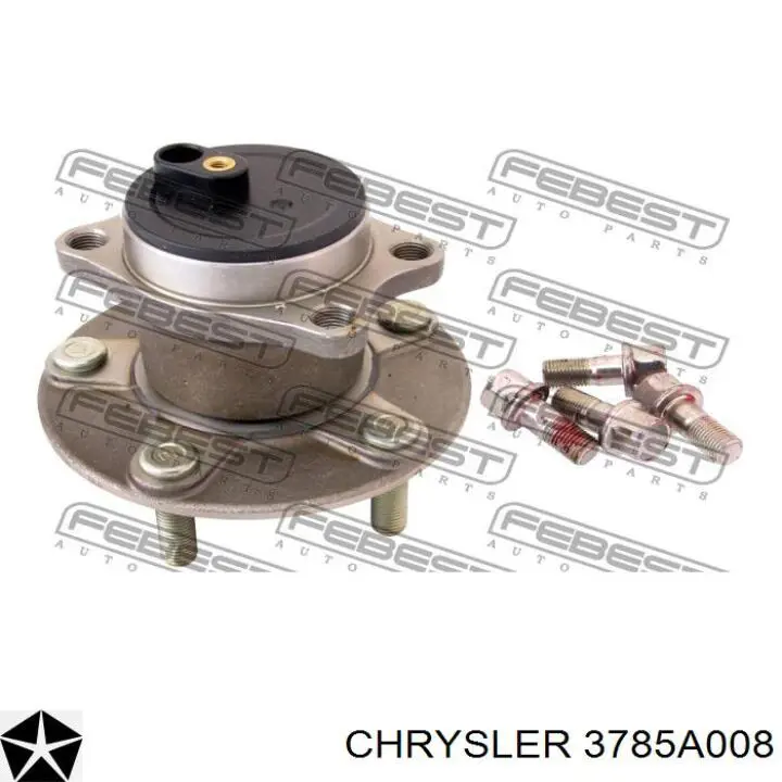 3785A008 Chrysler cubo de rueda trasero