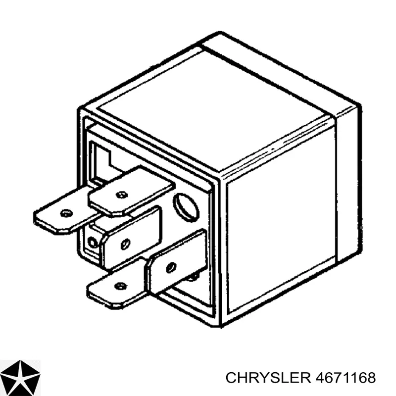 4671168 Chrysler relé eléctrico multifuncional