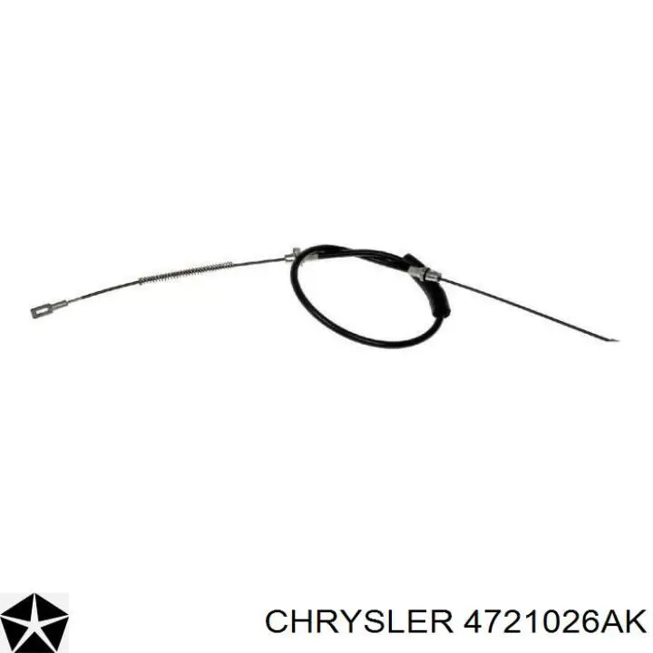 4721026AK Chrysler cable de freno de mano trasero derecho