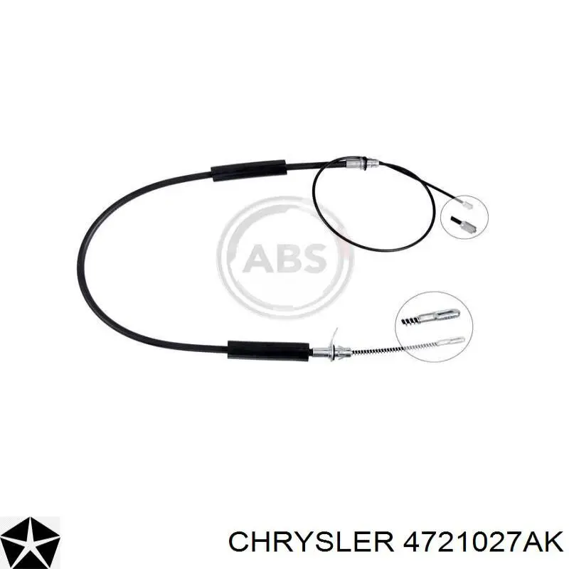 4721027AK Chrysler cable de freno de mano trasero izquierdo