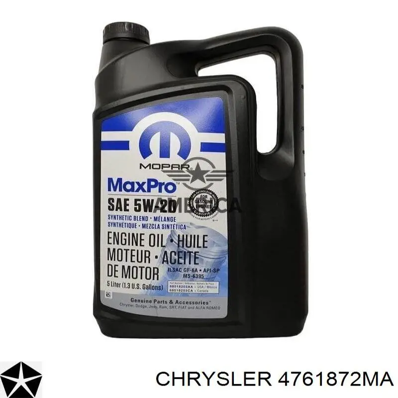 4761872MA Chrysler aceite de motor