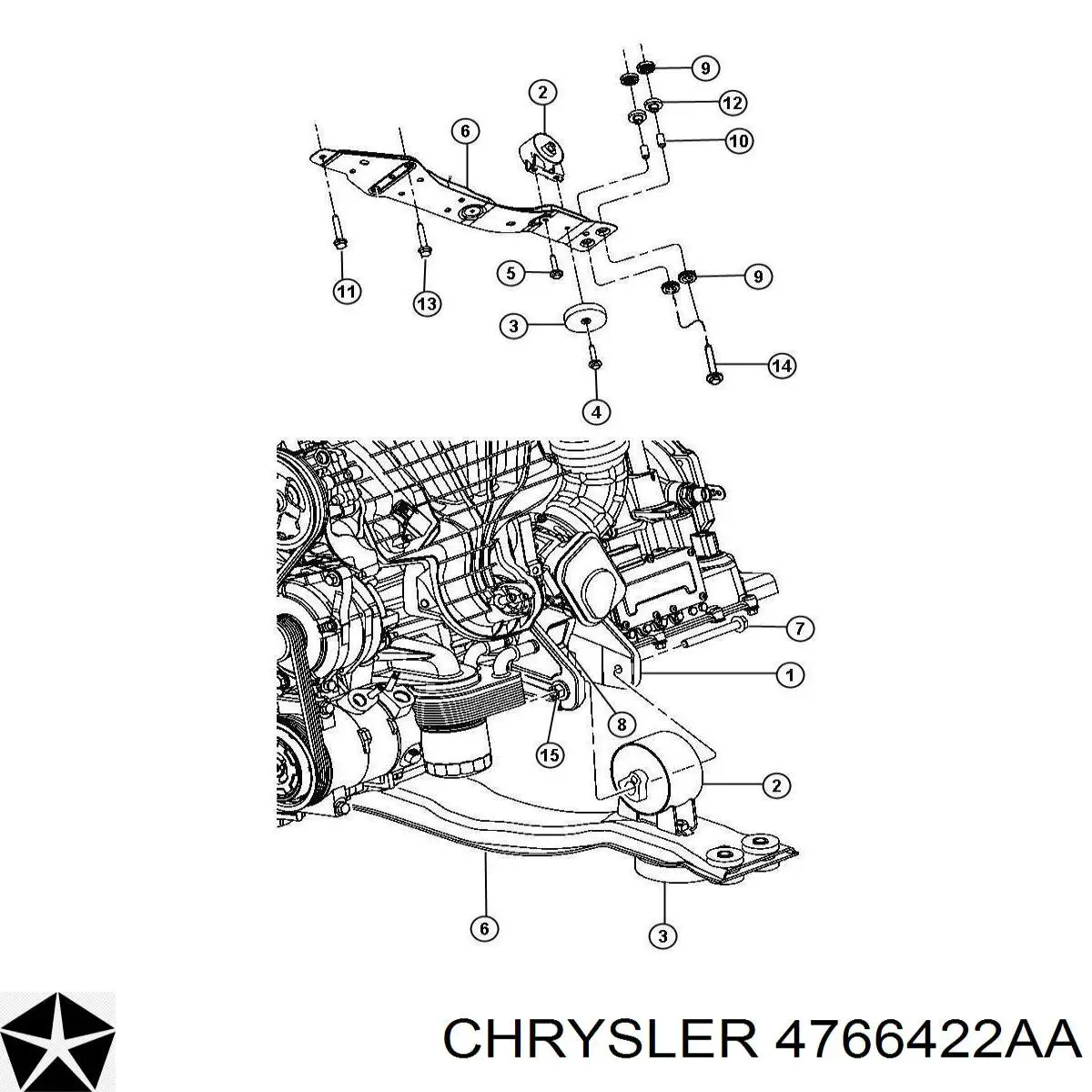 4766422AA Chrysler 