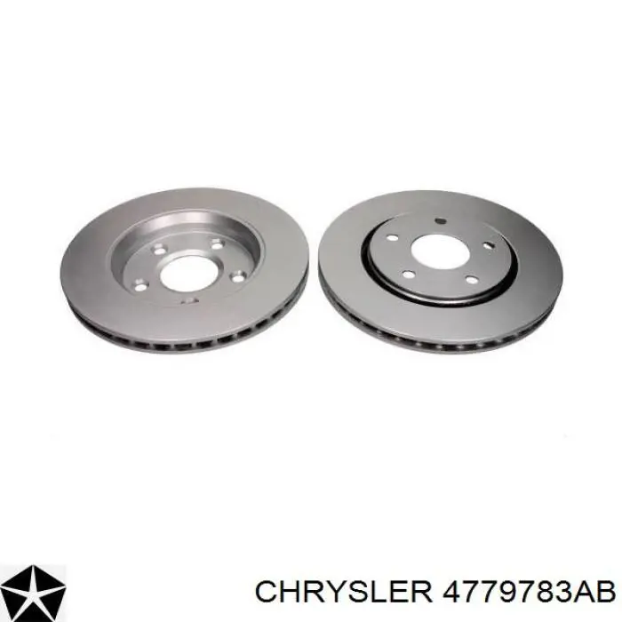 4779783AB Chrysler freno de disco delantero