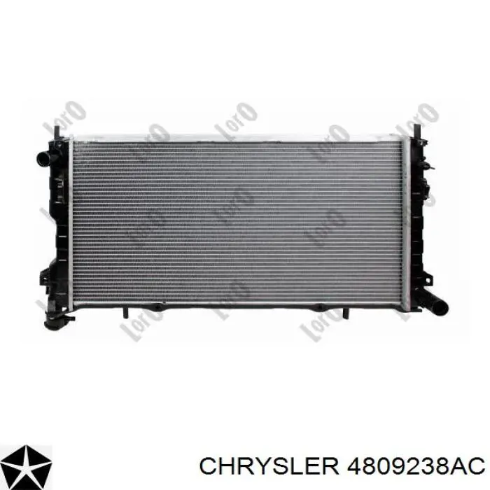 4809238AC Chrysler radiador refrigeración del motor