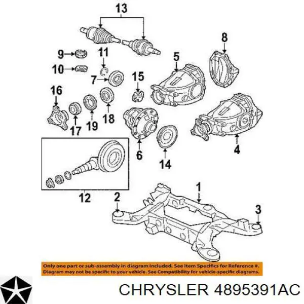 04895391AC Chrysler 