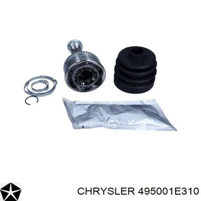 495001E310 Chrysler árbol de transmisión delantero izquierdo