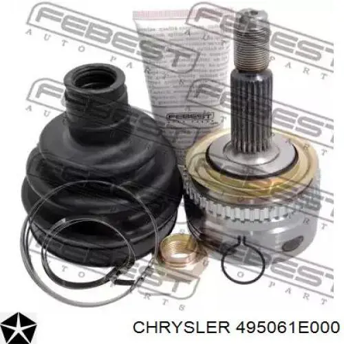 495061E000 Chrysler fuelle, árbol de transmisión delantero interior