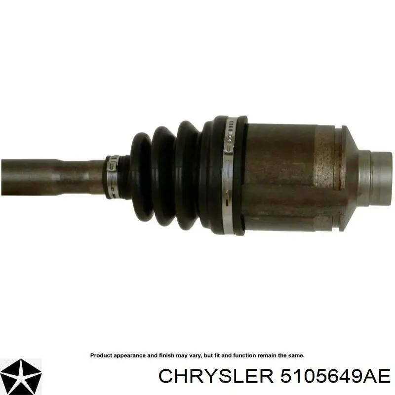 5105649AE Chrysler árbol de transmisión delantero derecho