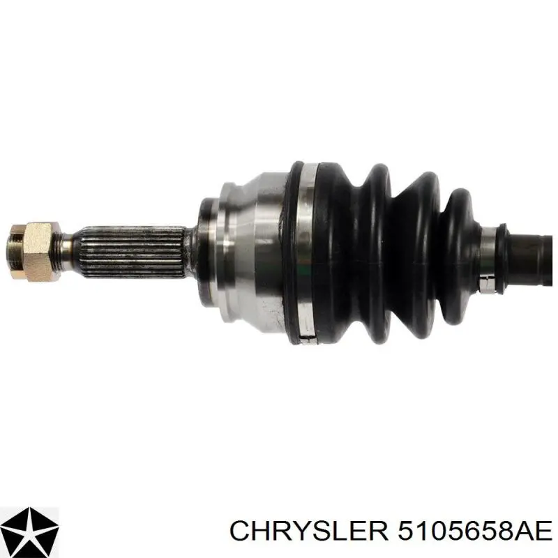 5105658AE Chrysler árbol de transmisión delantero derecho