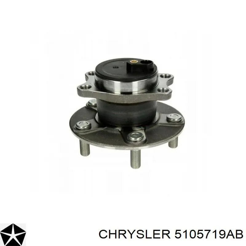 5105719AB Chrysler cubo de rueda trasero