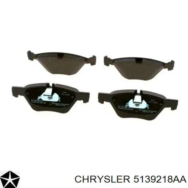 5139218AA Chrysler pastillas de freno delanteras