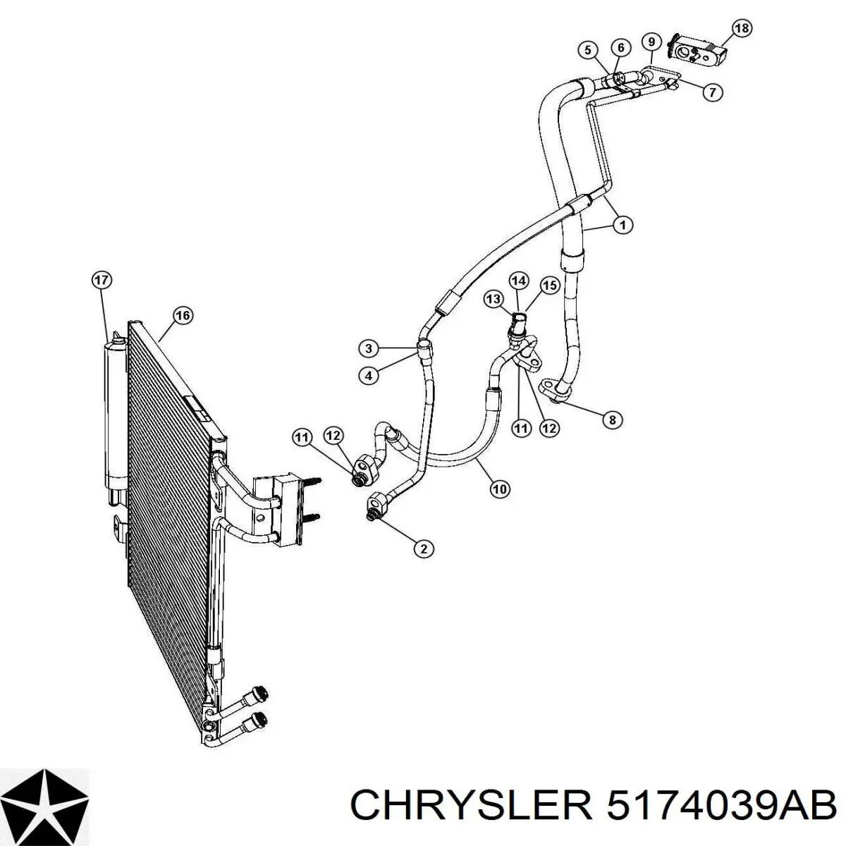  Presostato, aire acondicionado para Dodge Caravan 