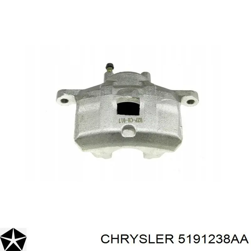 5191238AA Chrysler pinza de freno delantera derecha