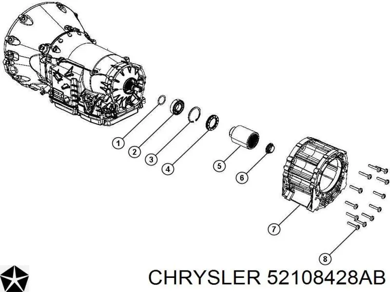 1442776X1 Massey Ferguson anillo reten caja de transmision (salida eje secundario)