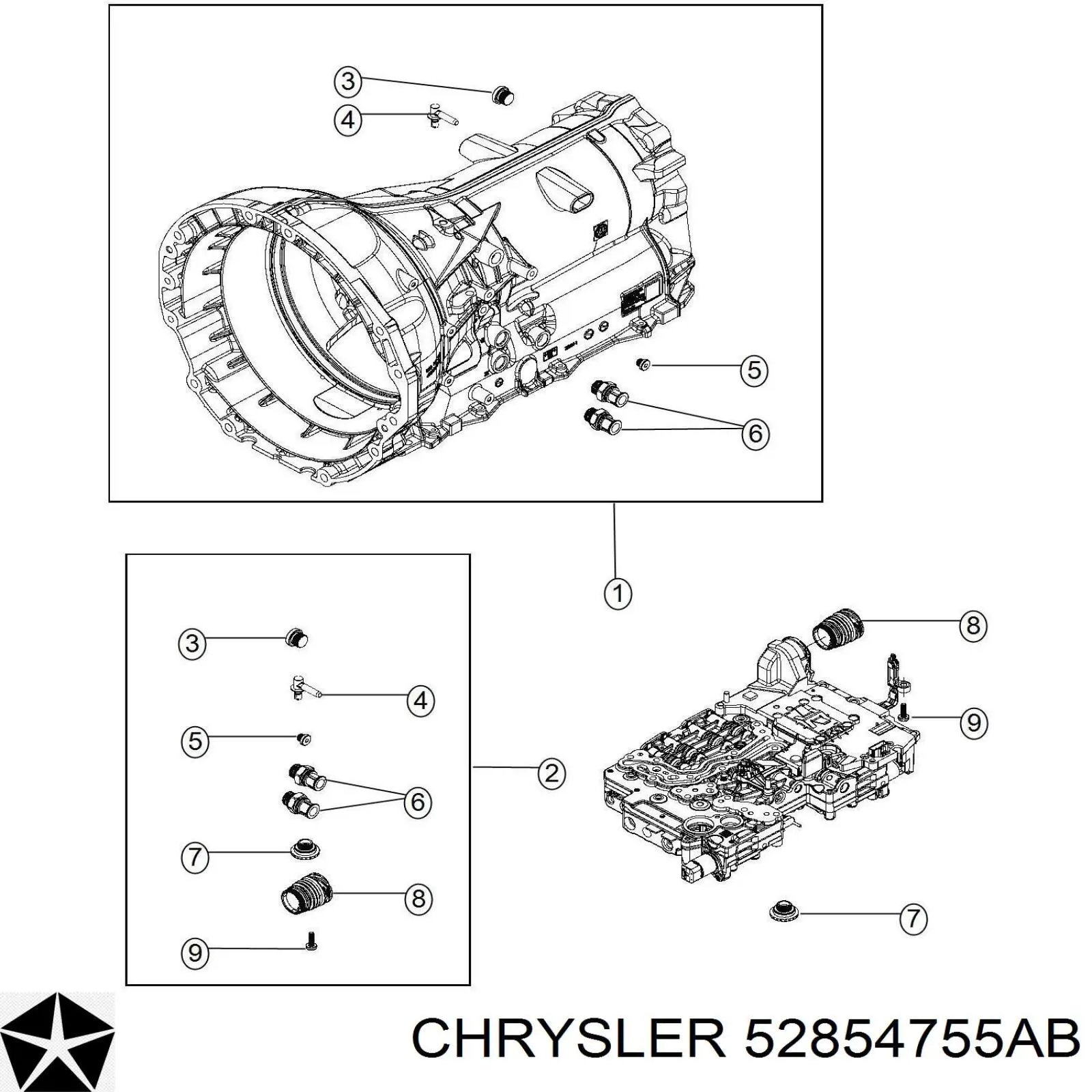 52854755AB Chrysler 