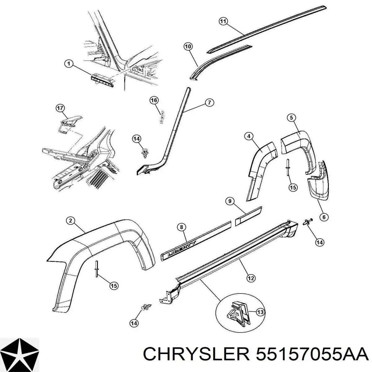  Soporte de radiador inferior (panel de montaje para foco) para Dodge Caravan NS