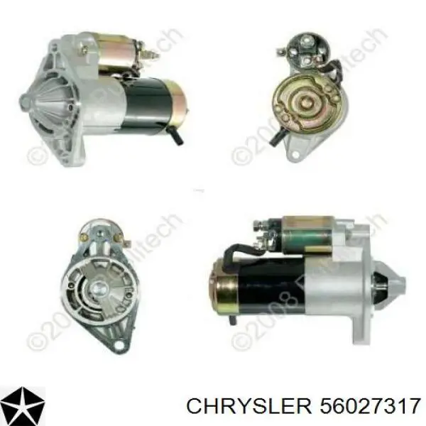 56027317 Chrysler motor de arranque