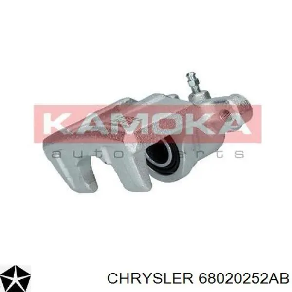 68020252AB Chrysler pinza de freno trasero derecho