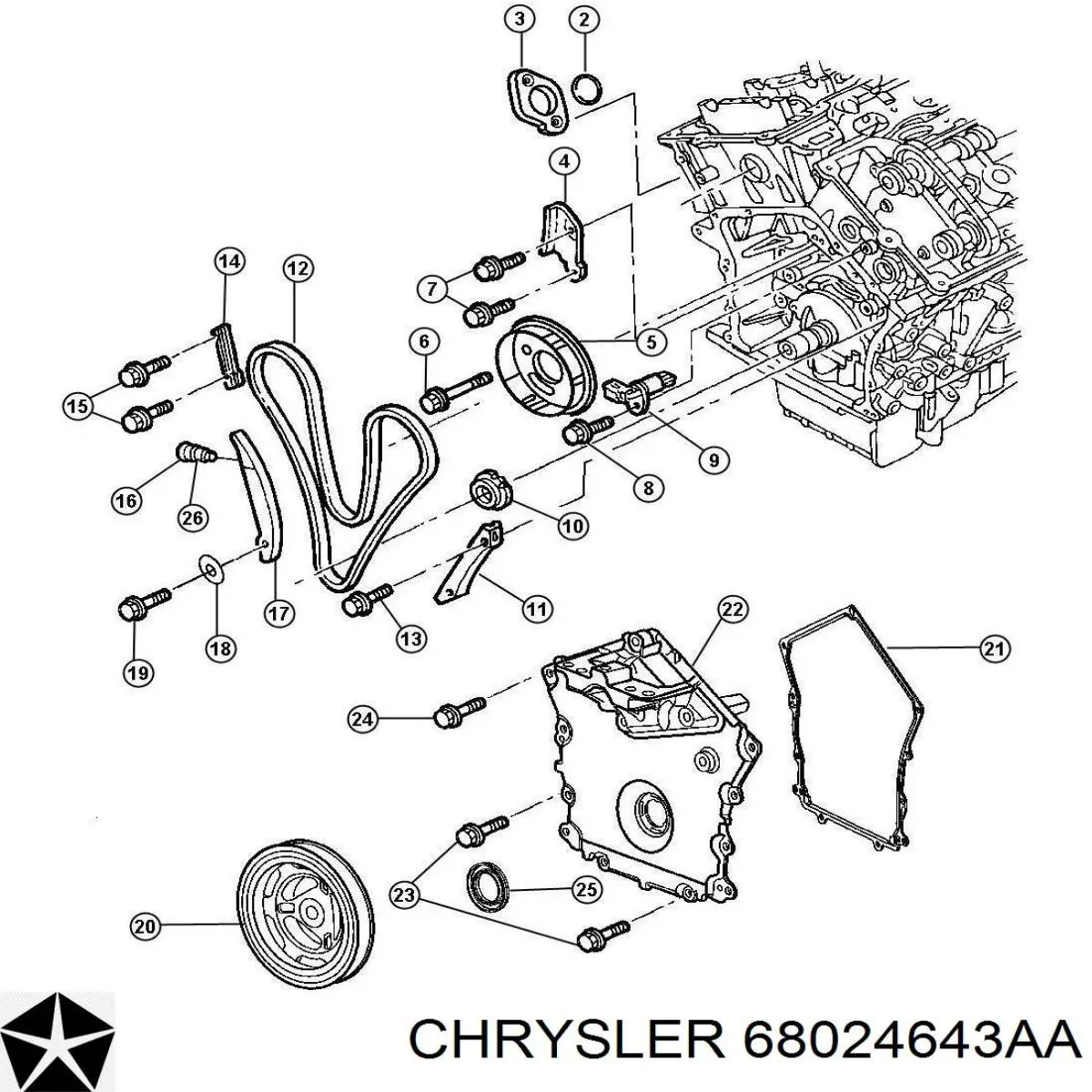 68024643AA Chrysler 