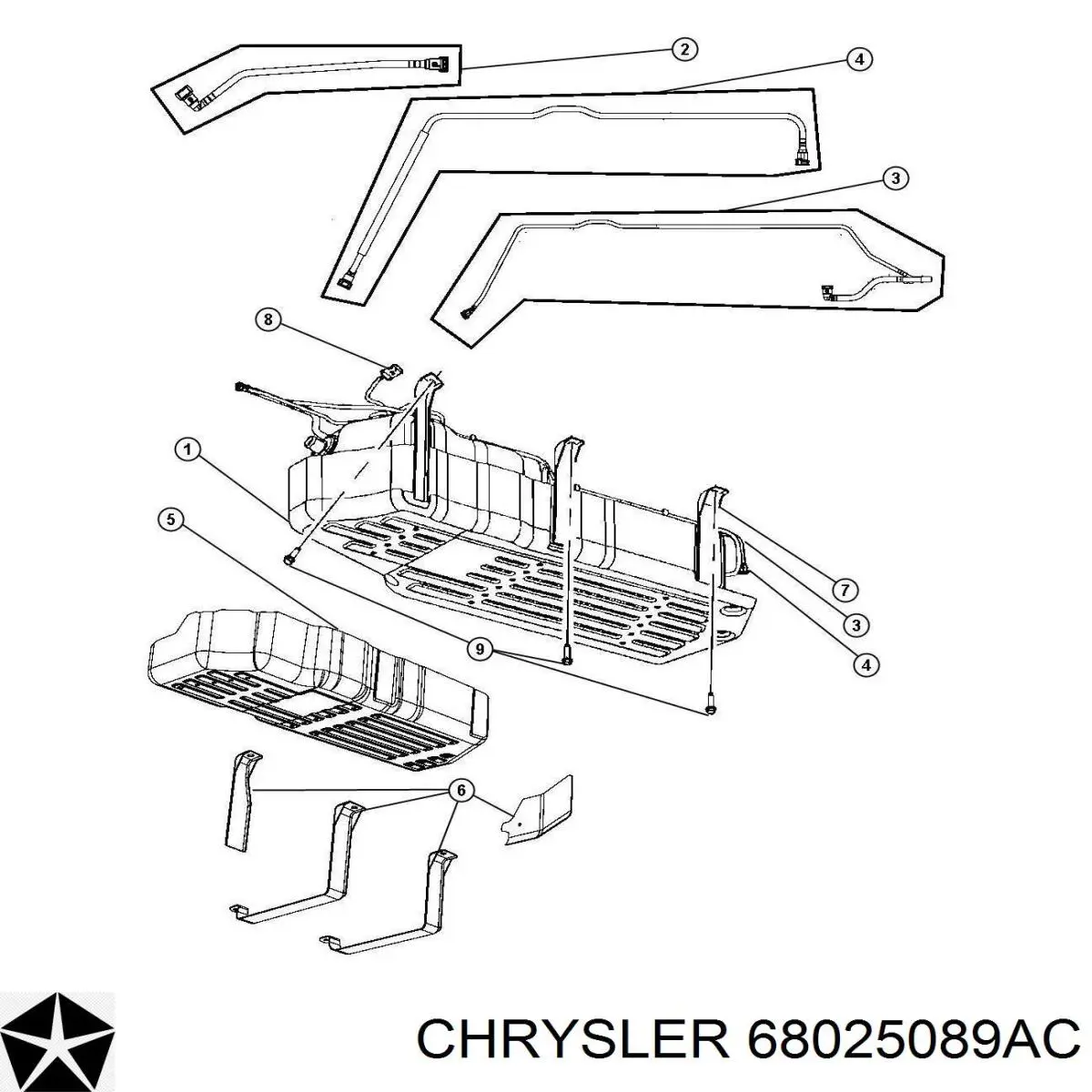 68025089AB Chrysler 