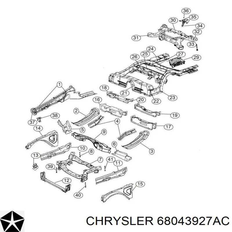 68043927AC Chrysler 