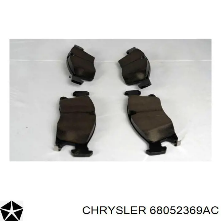 68052369AC Chrysler pastillas de freno delanteras