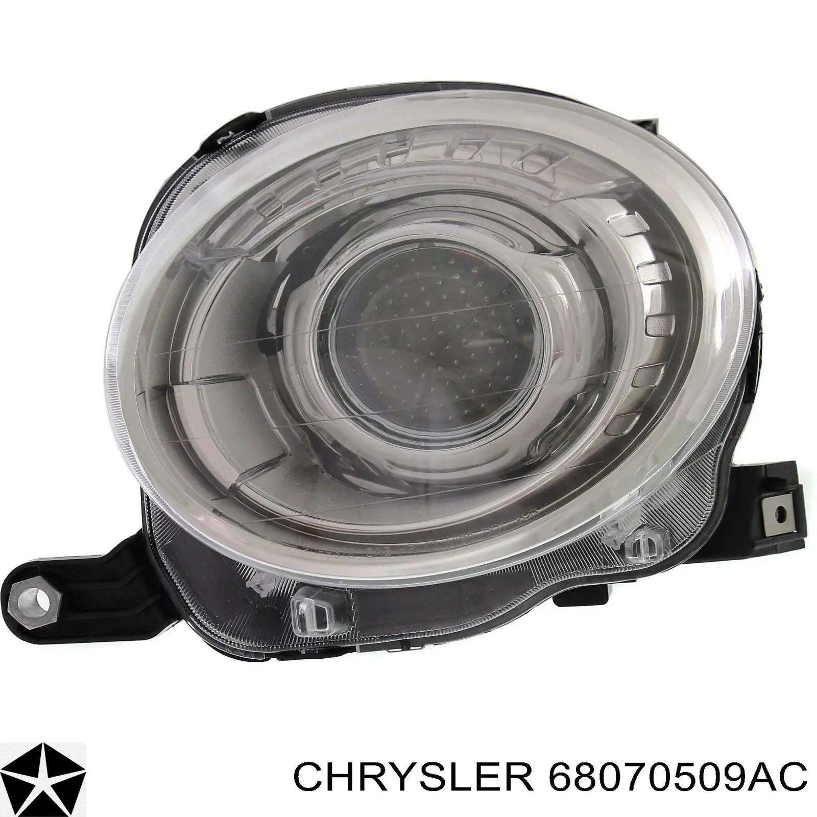 68070509AC Chrysler guardabarros delantero izquierdo