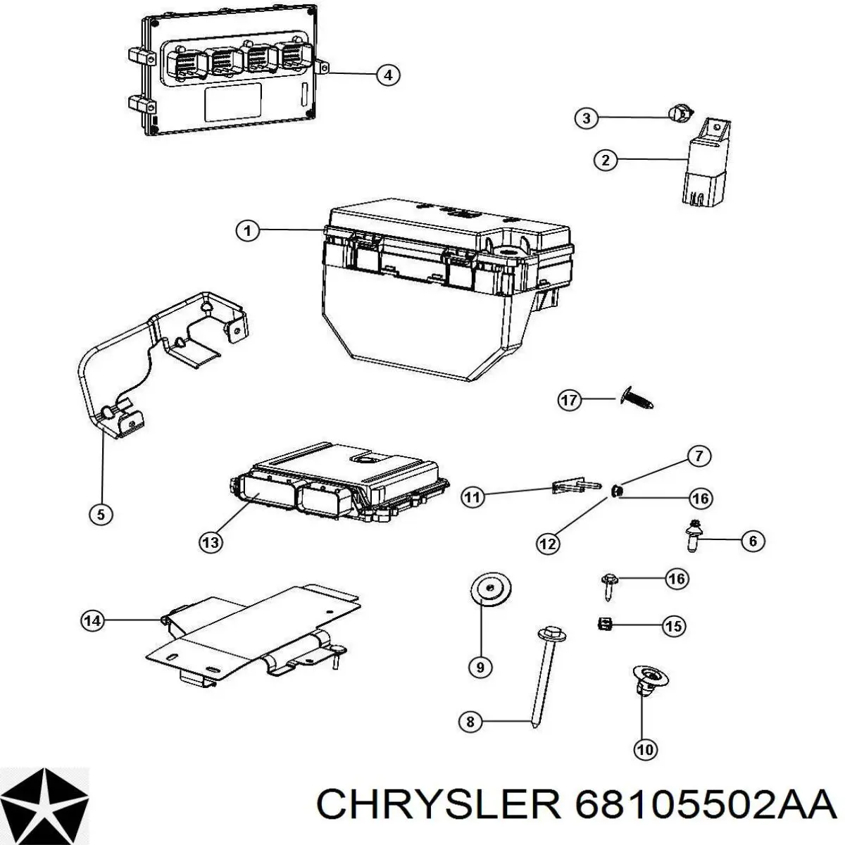 68105502AA Chrysler 