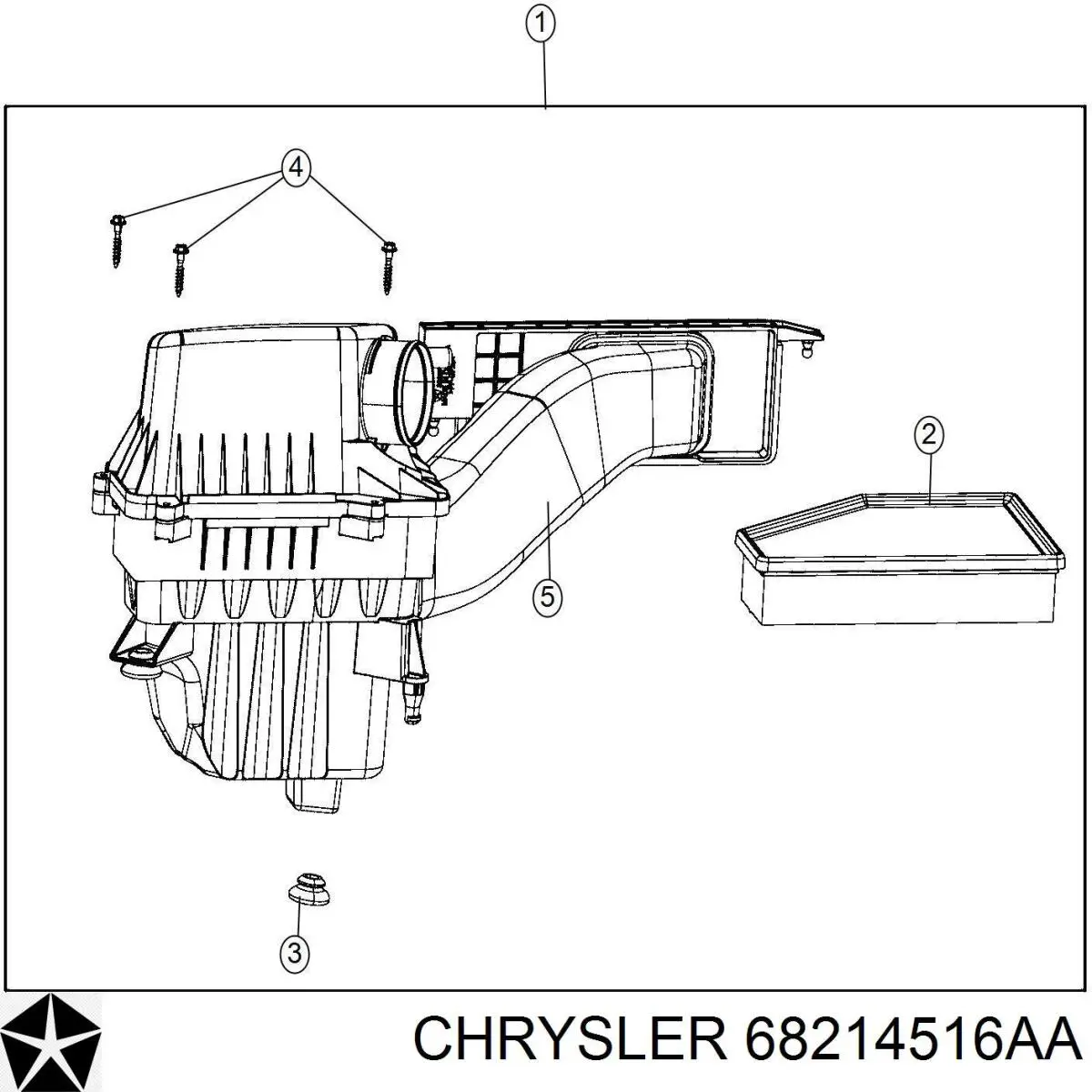  Filtro de aire para Chrysler Pacifica 