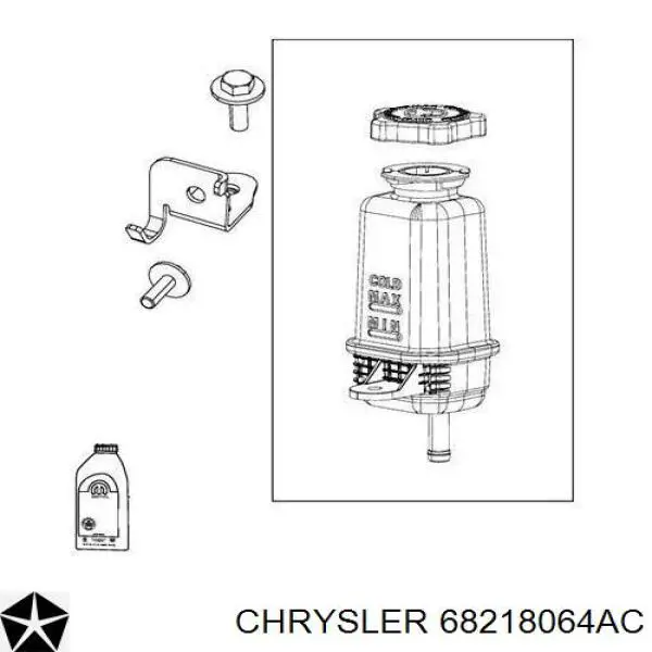 68218064AC Chrysler aceite transmisión