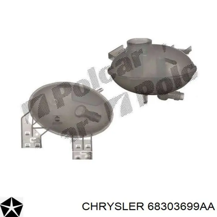 68303699AA Chrysler botella de refrigeración