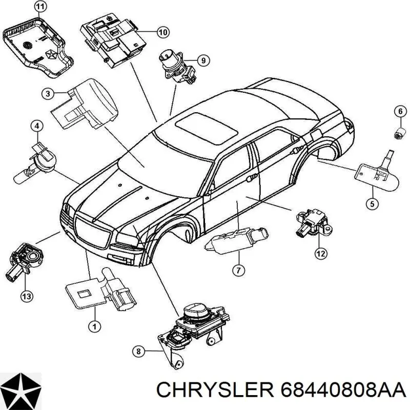 68440808AA Chrysler 