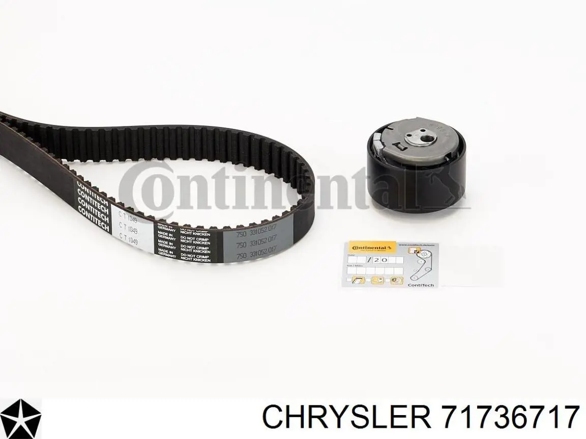 71736717 Chrysler kit correa de distribución