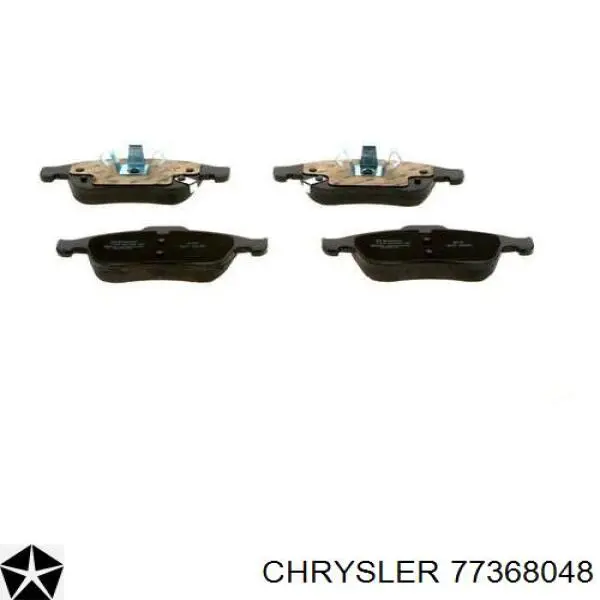 77368048 Chrysler pastillas de freno delanteras