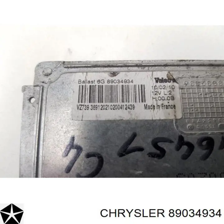 89034934 Chrysler xenon, unidad control