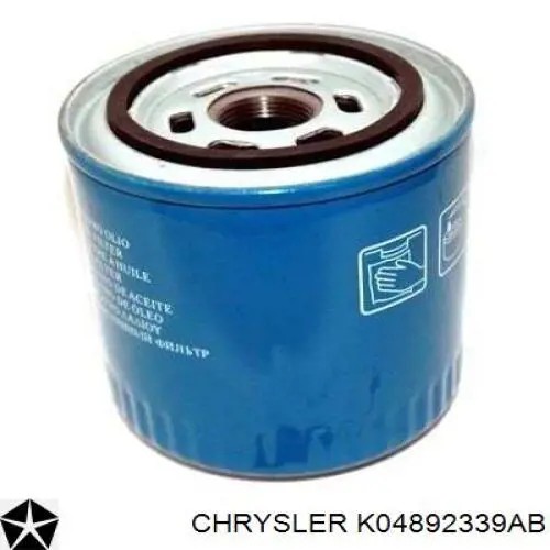 K04892339AB Chrysler filtro de aceite