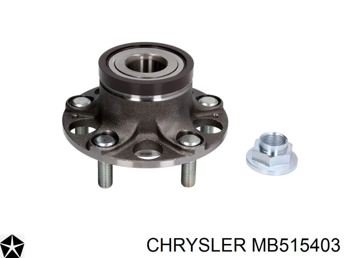 MB515403 Chrysler tuerca, cubo de rueda trasero