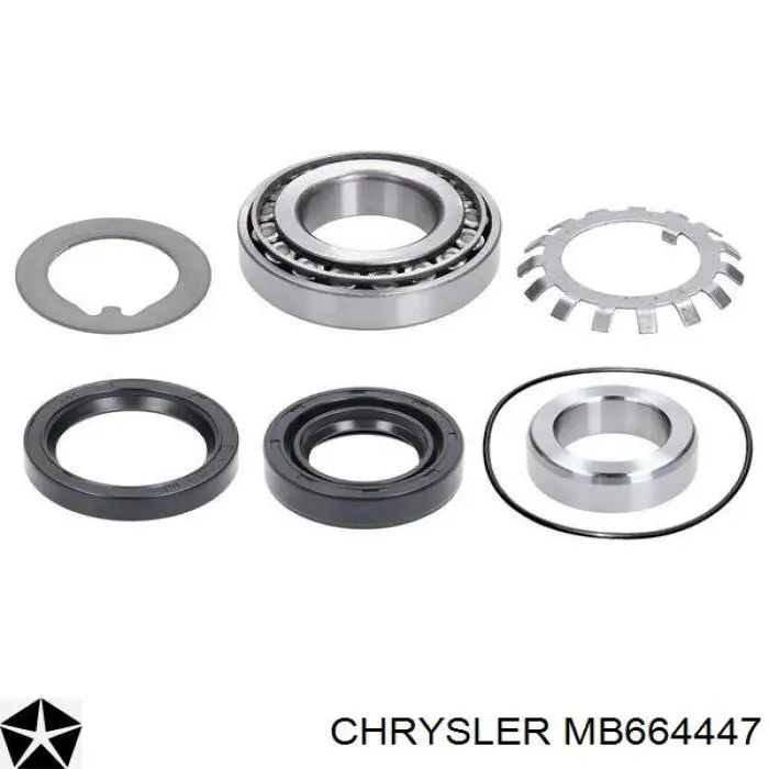 MB664447 Chrysler cojinete de rueda trasero