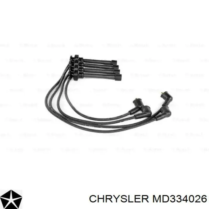 MD334026 Chrysler juego de cables de encendido