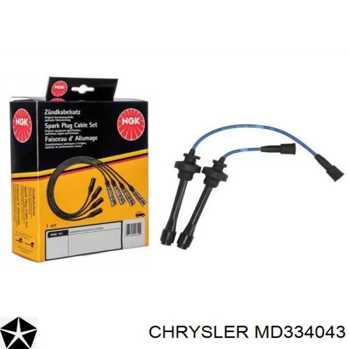 MD334043 Chrysler juego de cables de encendido