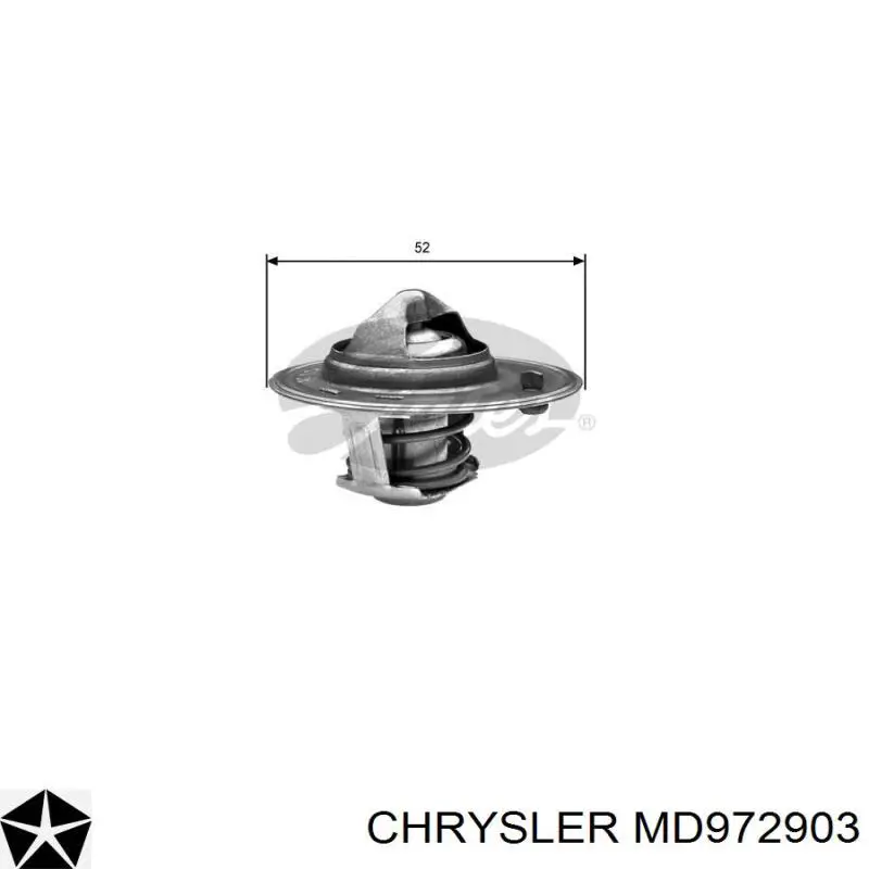 MD972903 Chrysler termostato, refrigerante