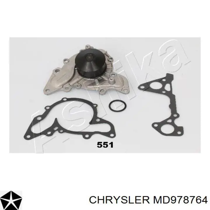 MD978764 Chrysler bomba de agua