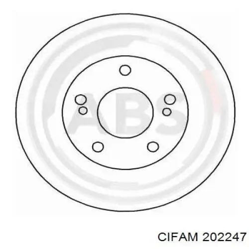 202-247 Cifam cilindro principal de freno