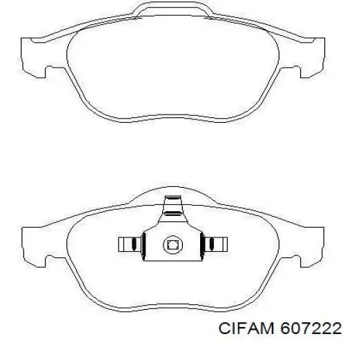 607-222 Cifam junta homocinética exterior delantera