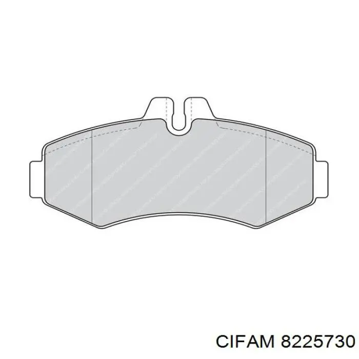 822-573-0 Cifam pastillas de freno delanteras