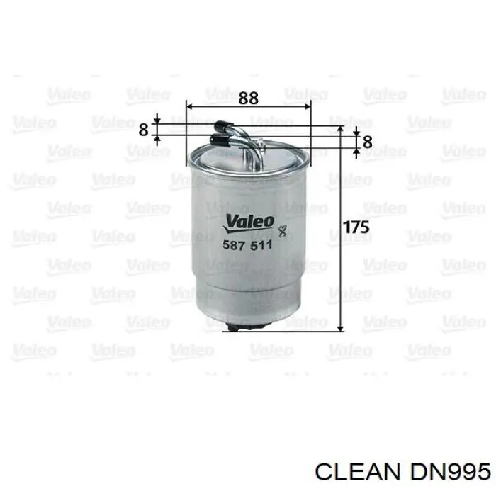 DN995 Clean filtro combustible