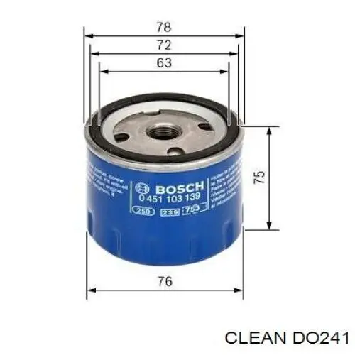 DO 241 Clean filtro de aceite